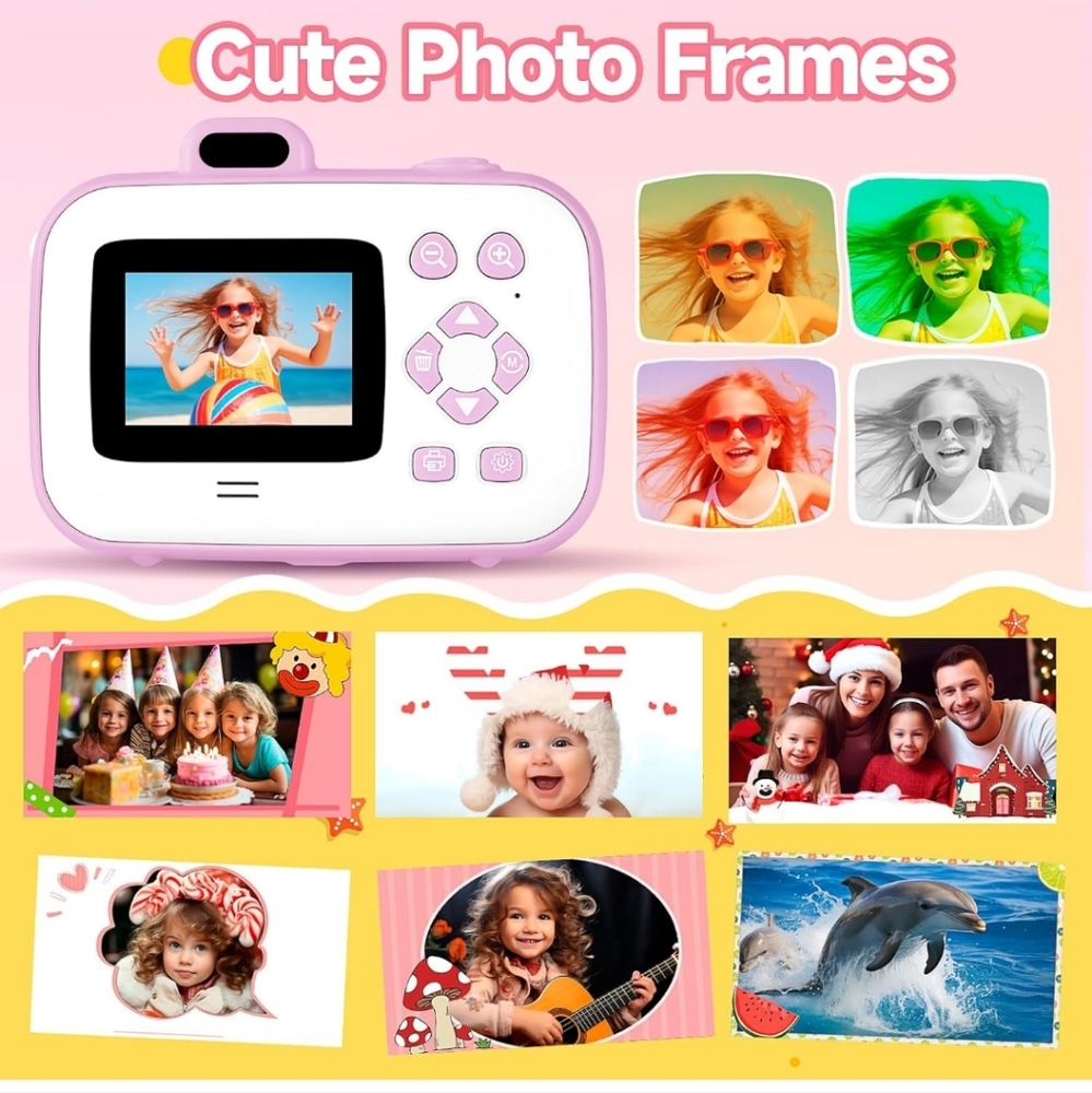 Kids Digital Camera Instant Print with Print Paper - Picture 4 of 7